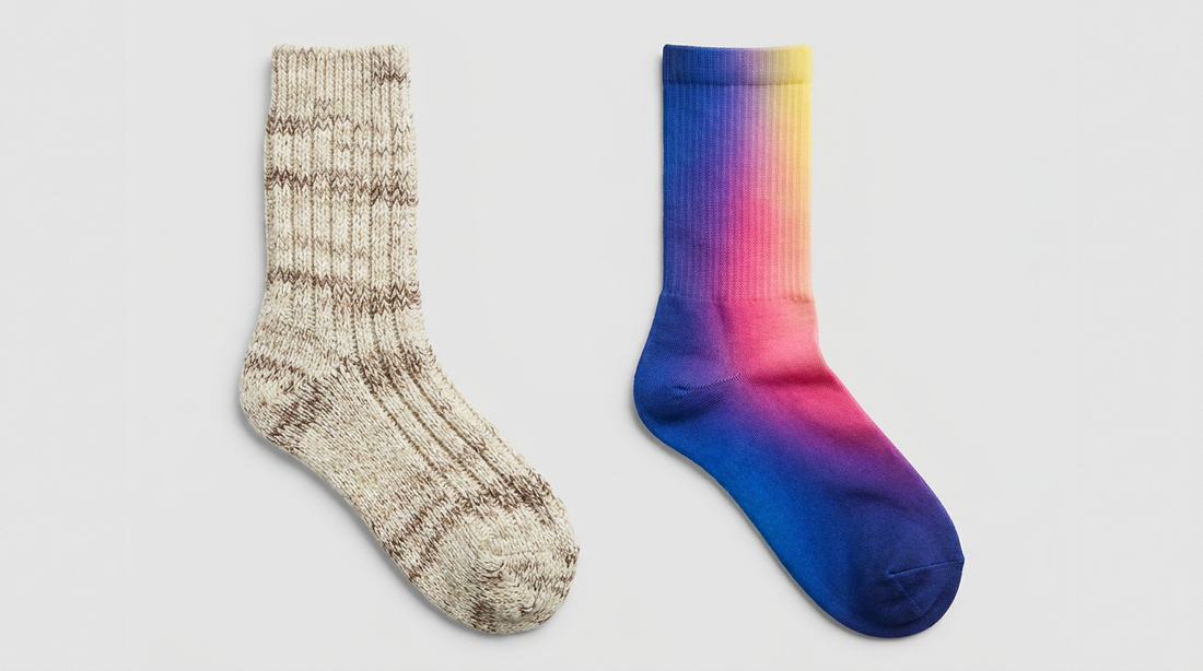 Knit-In vs. Printed Custom Socks: Which Is Right for Your Brand?